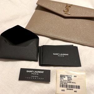New Saint Laurent Uptown Small Pouch